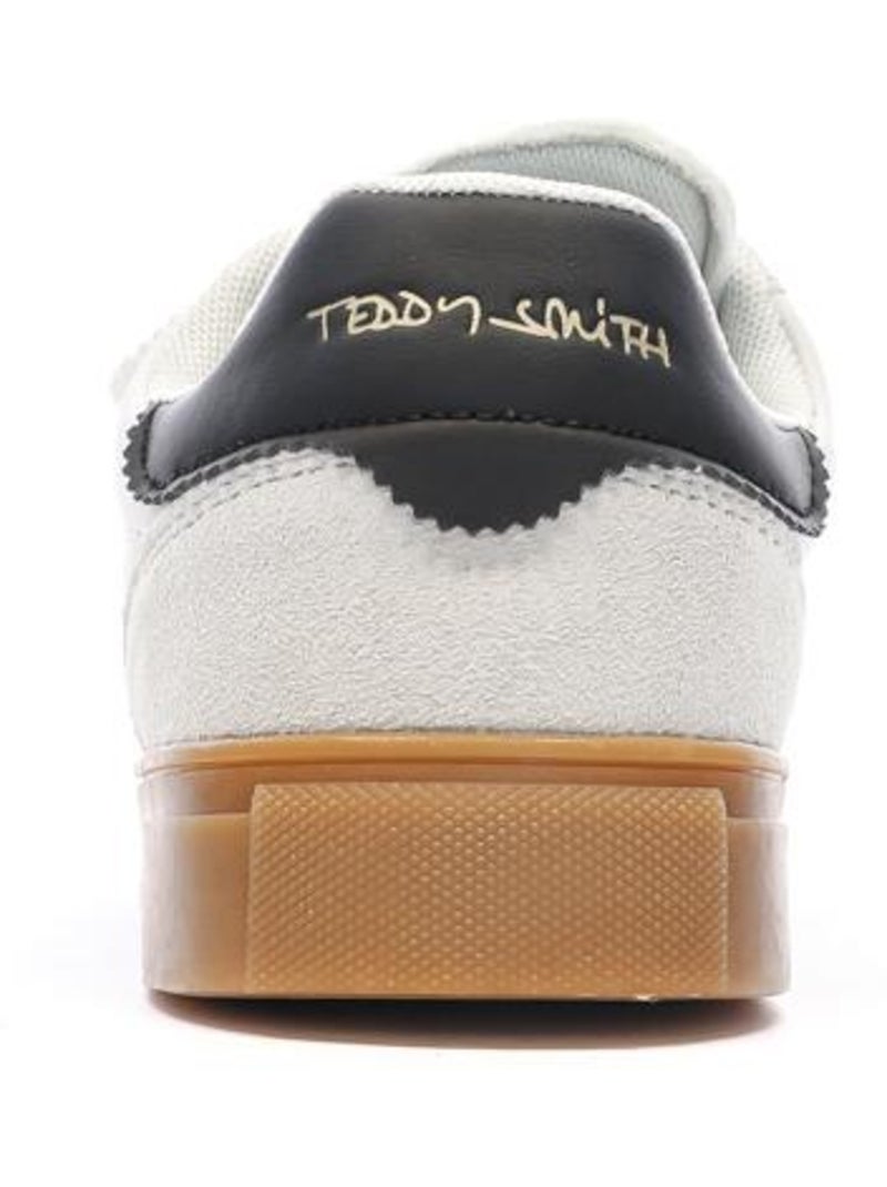 Sapatilhas Cinzentas Teddy Smith 120120 para Mulher Branco Bege Preto - Kiabi