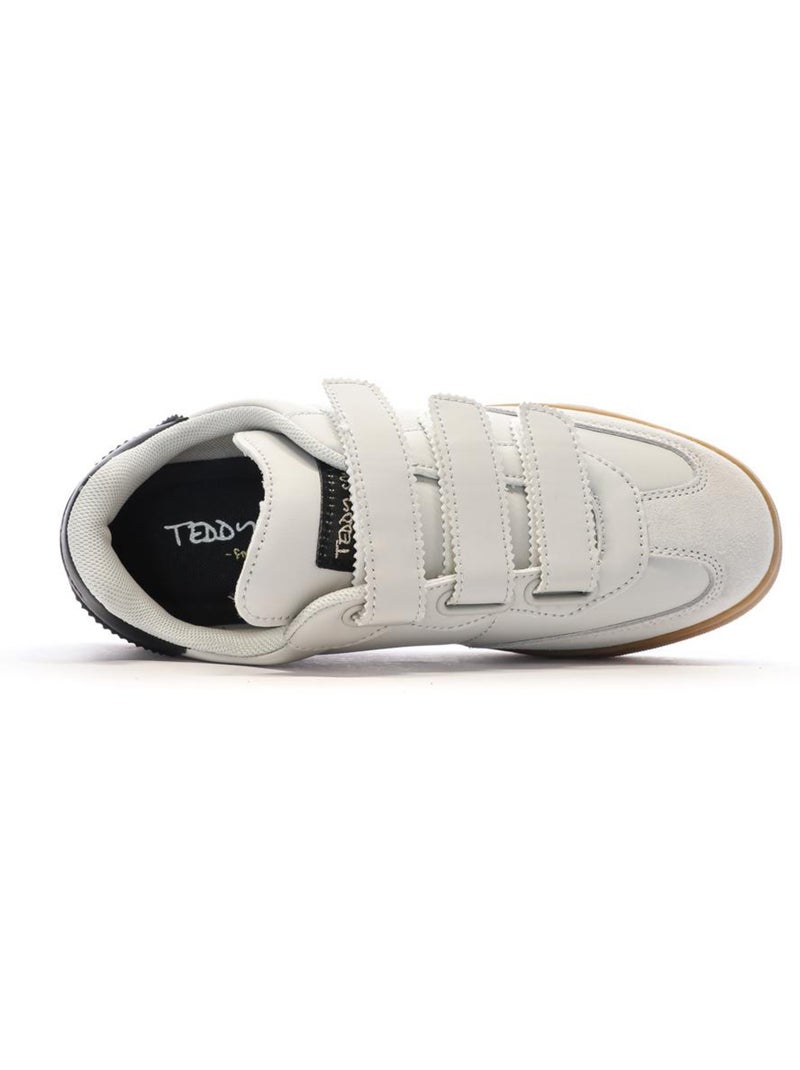 Sapatilhas Cinzentas Teddy Smith 120120 para Mulher Branco Bege Preto - Kiabi