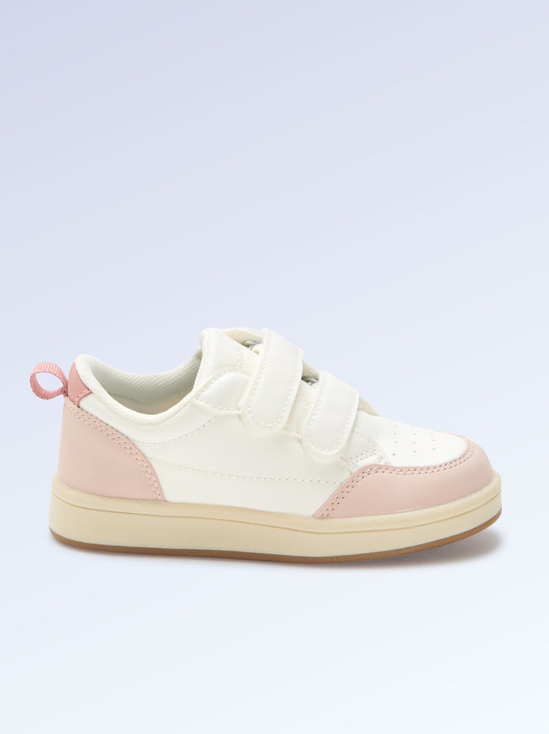 Sapatilhas com velcro - motricidade 4 'andar' - Kitchoun Rosa - Kiabi