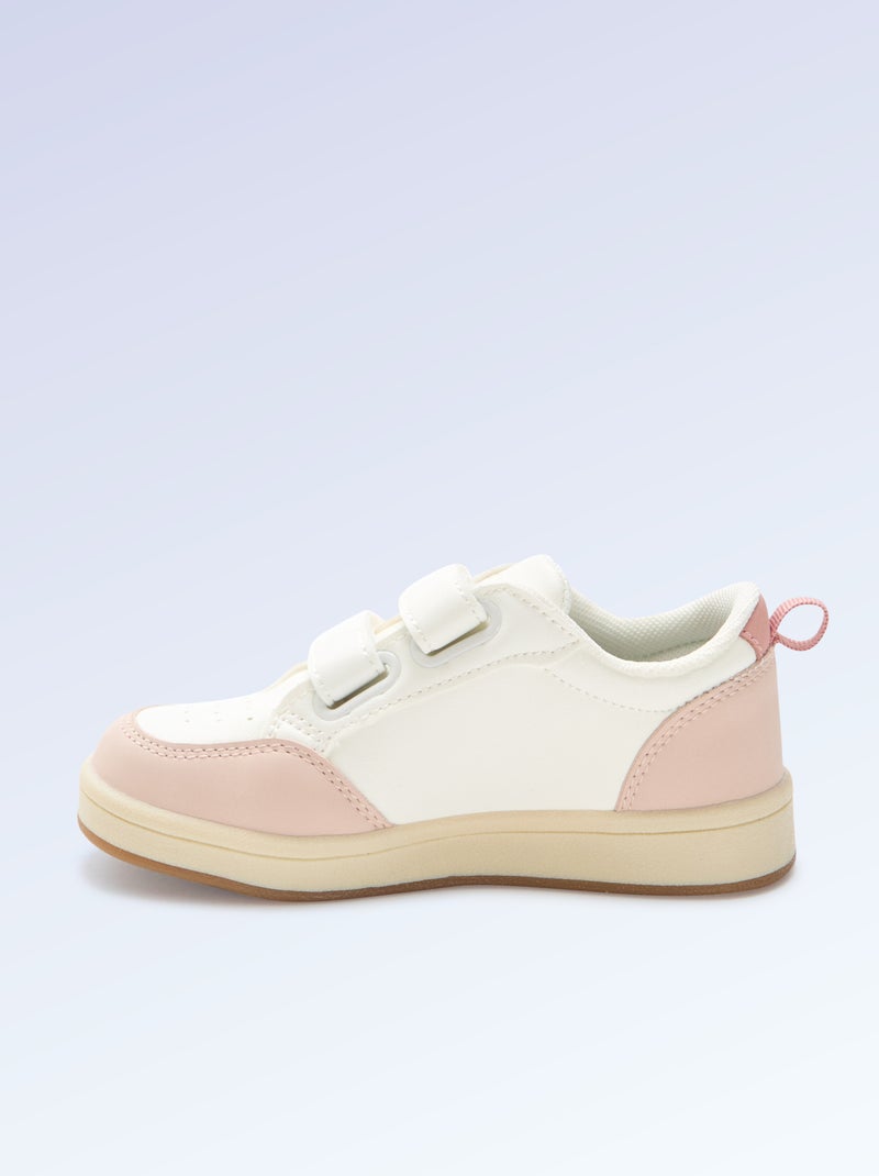 Sapatilhas com velcro - motricidade 4 'andar' - Kitchoun Rosa - Kiabi