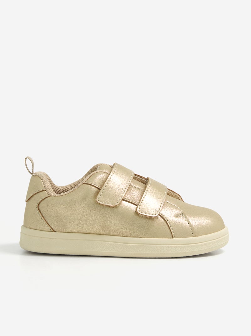 Sapatilhas com velcro Amarelo - Kiabi