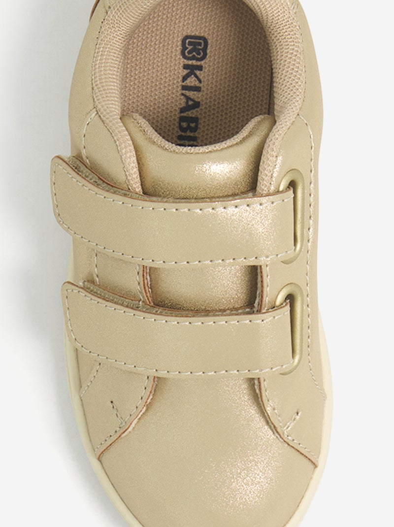 Sapatilhas com velcro Amarelo - Kiabi