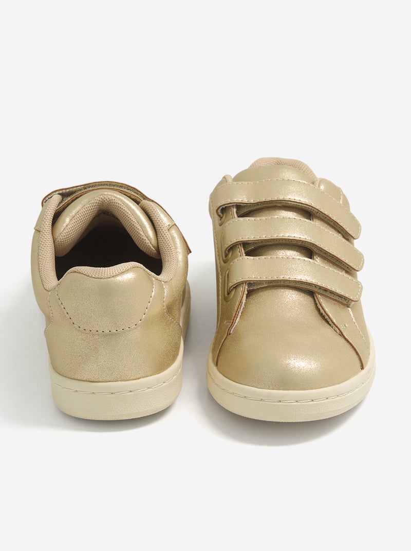Sapatilhas com velcro Amarelo - Kiabi