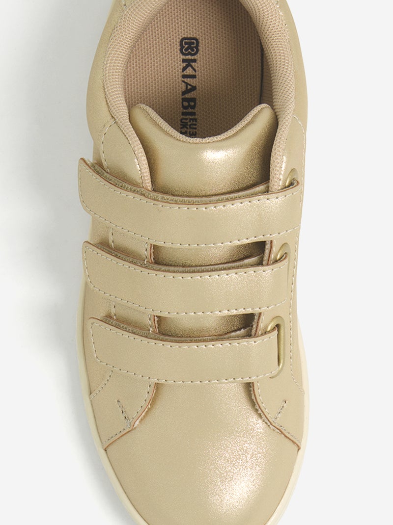 Sapatilhas com velcro Amarelo - Kiabi