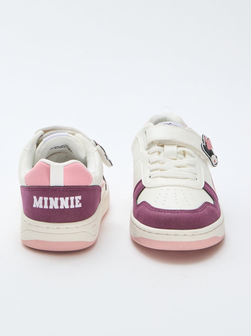 Sapatilhas com velcro e atacadores 'Minnie' 'Disney' Branco - Kiabi