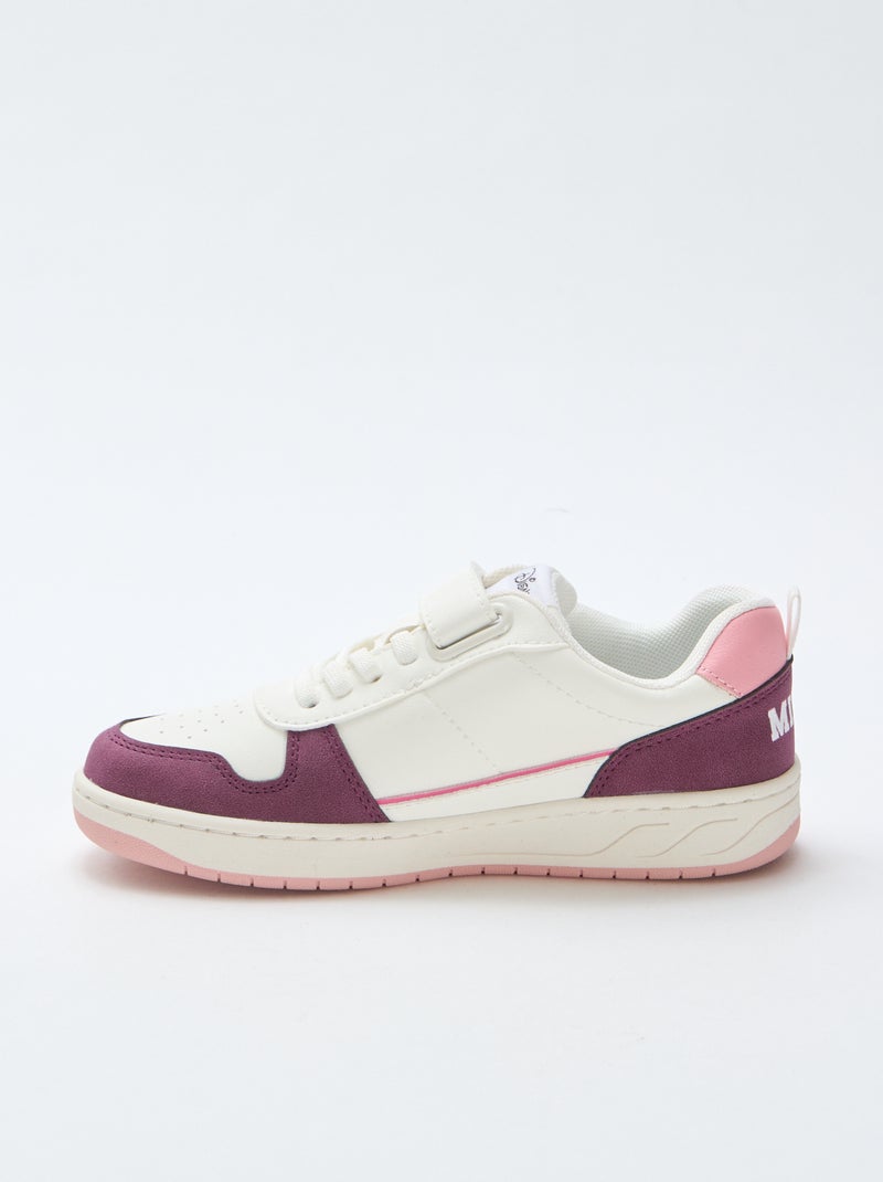 Sapatilhas com velcro e atacadores 'Minnie' 'Disney' Branco - Kiabi