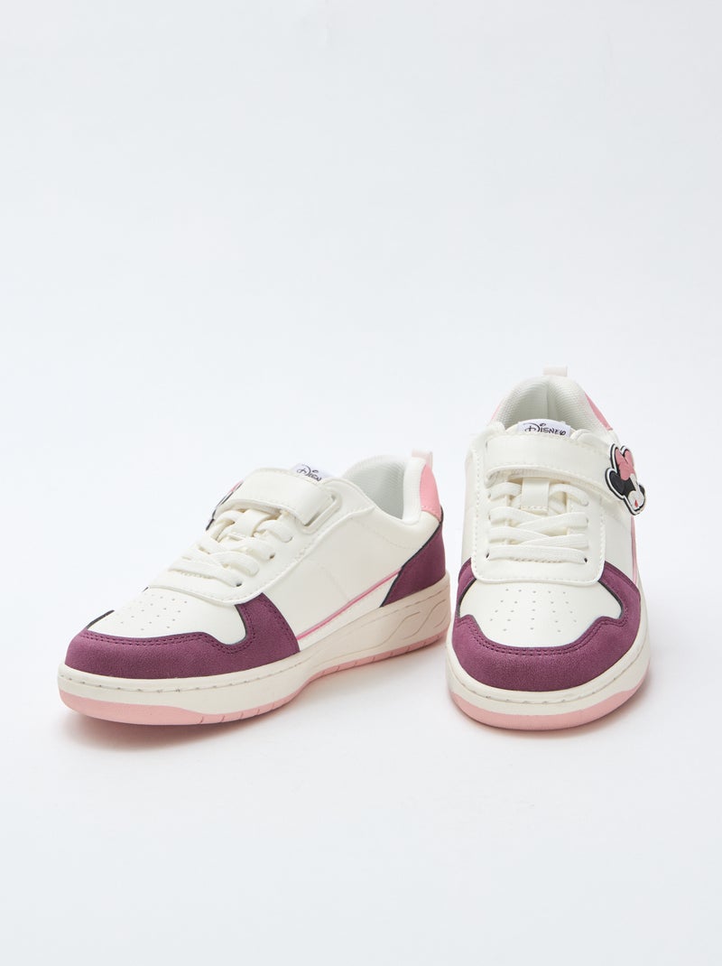 Sapatilhas com velcro e atacadores 'Minnie' 'Disney' Branco - Kiabi