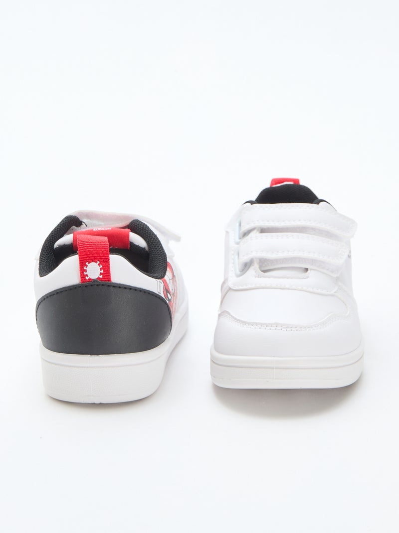 Sapatilhas com velcro 'Homem-Aranha' 'Marvel' Branco - Kiabi
