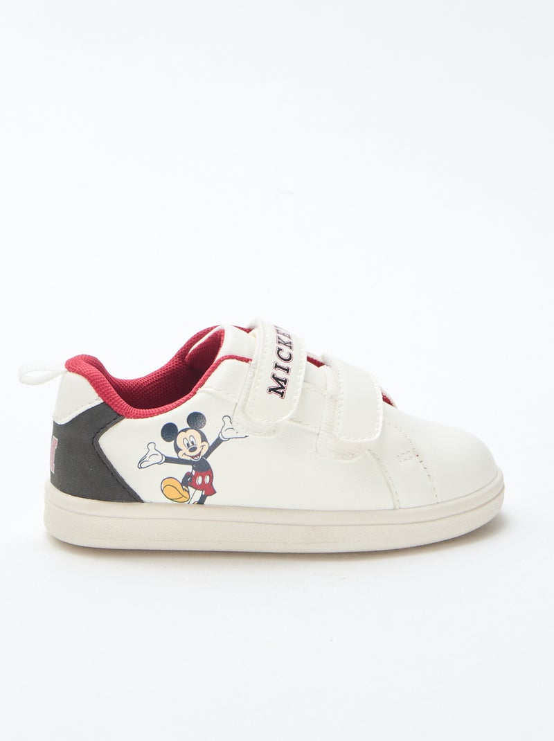 Sapatilhas com velcro 'Mickey' 'Disney' Branco - Kiabi
