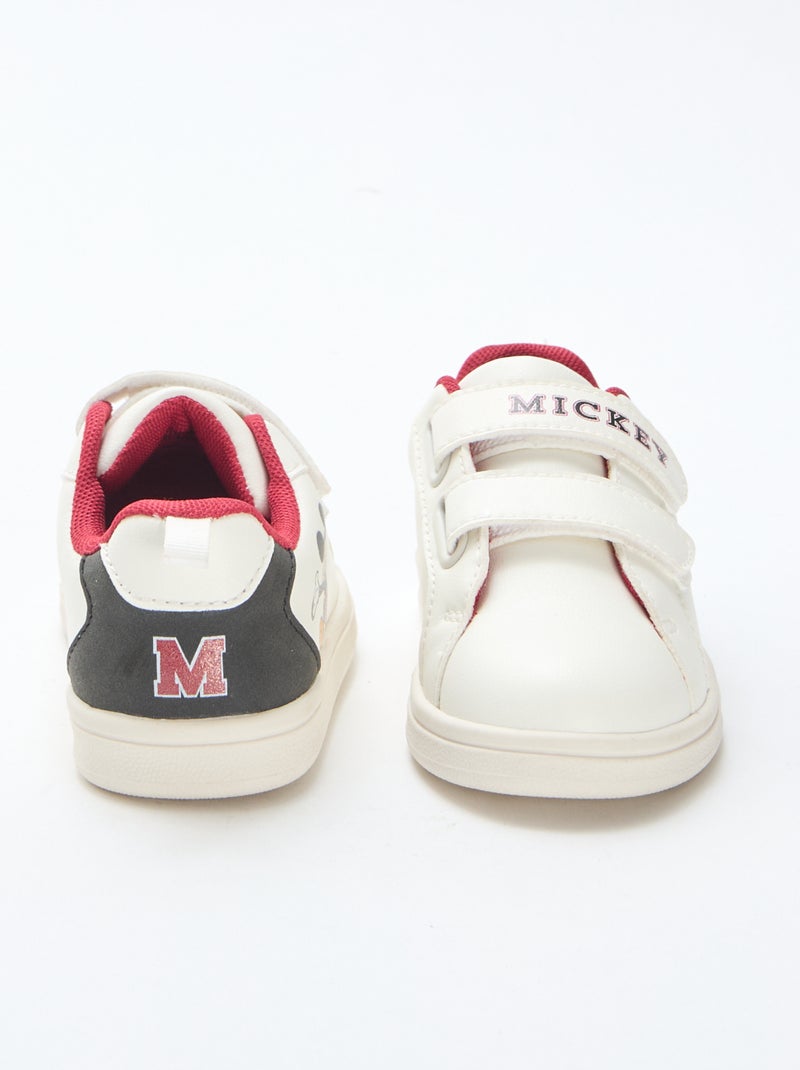 Sapatilhas com velcro 'Mickey' 'Disney' Branco - Kiabi