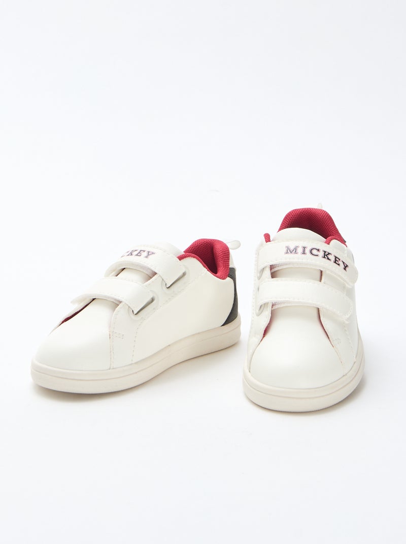 Sapatilhas com velcro 'Mickey' 'Disney' Branco - Kiabi