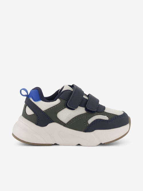 Sapatilhas com velcro tricolores - Kiabi Sapatilhas com velcro tricolores - Kiabi