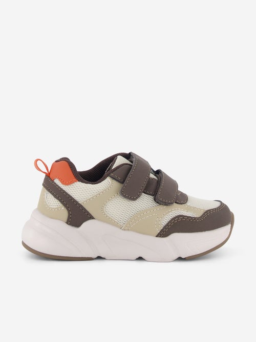 Sapatilhas com velcro tricolores - Kiabi Sapatilhas com velcro tricolores - Kiabi