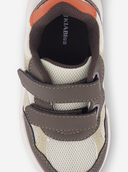 Sapatilhas com velcro tricolores - Kiabi Sapatilhas com velcro tricolores - Kiabi