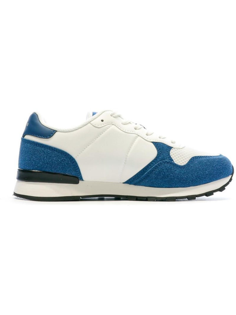 Sapatilhas Combinadas Teddy Smith para Homem Branco/Azul Branco - Kiabi