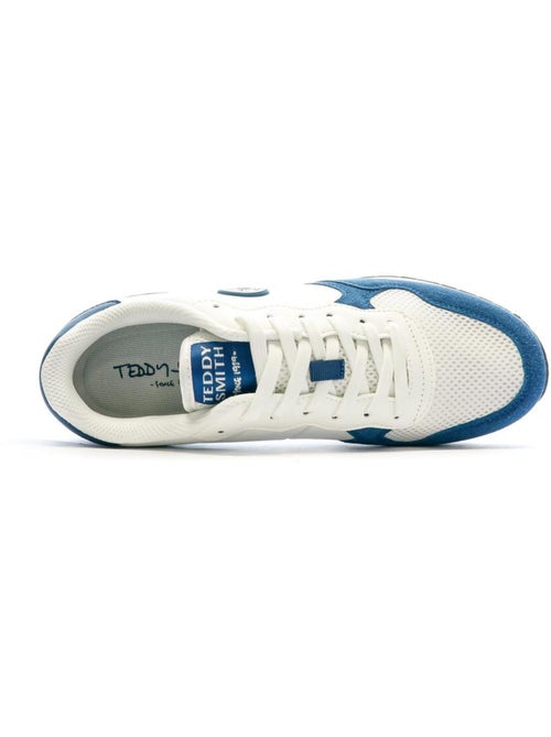 Sapatilhas Combinadas Teddy Smith para Homem Branco/Azul - Kiabi Sapatilhas Combinadas Teddy Smith para Homem Branco/Azul - Kiabi