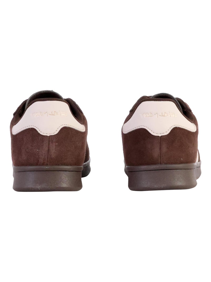 Sapatilhas de Camurça Branca Teddy Smith para Homem Castanho - Kiabi