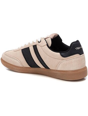 Sapatilhas de Camurça Teddy Smith para Homem Bege/Pretas