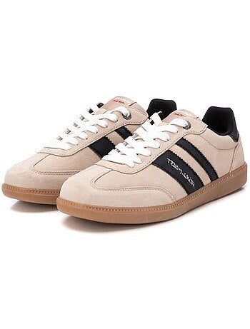 Sapatilhas de Camurça Teddy Smith para Homem Bege/Pretas