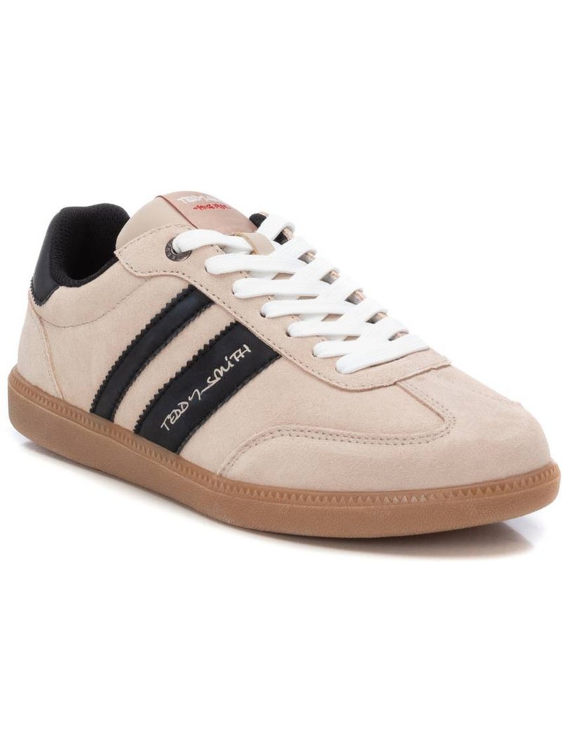 Sapatilhas de Camurça Teddy Smith para Homem Bege/Pretas Bege - Kiabi