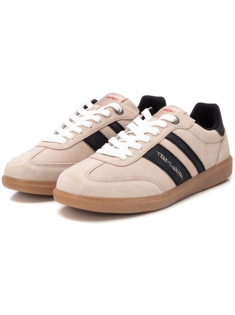 Sapatilhas de Camurça Teddy Smith para Homem Bege/Pretas Bege - Kiabi