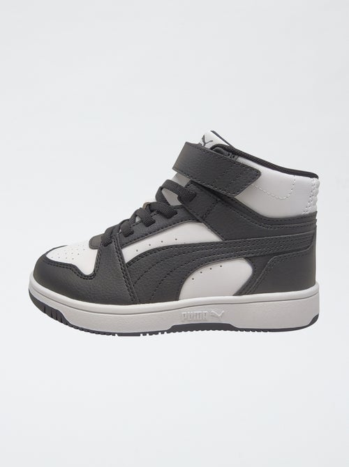 Sapatilhas de cano alto 'PUMA' com velcro e atacadores - Kiabi