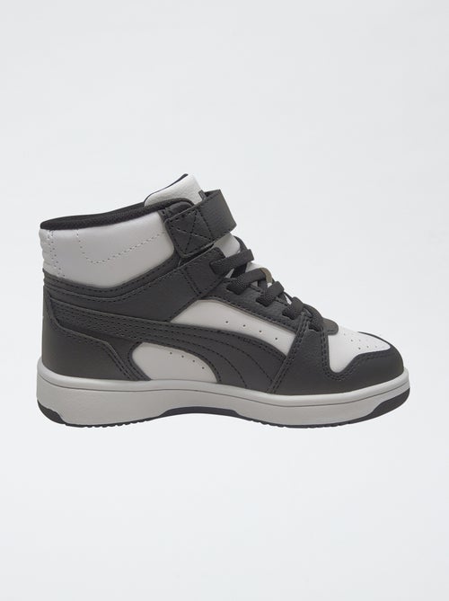 Sapatilhas de cano alto 'PUMA' com velcro e atacadores - Kiabi