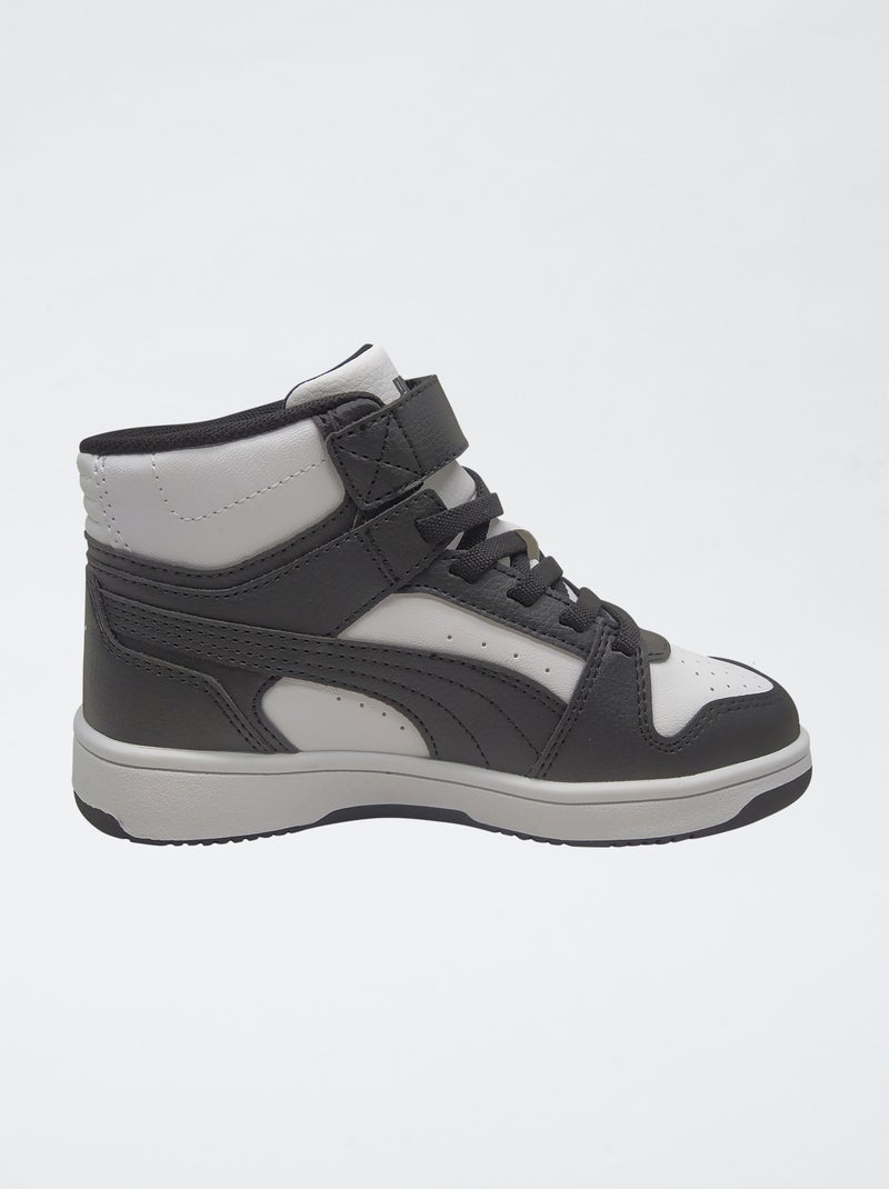 Sapatilhas de cano alto 'PUMA' com velcro e atacadores Branco - Kiabi