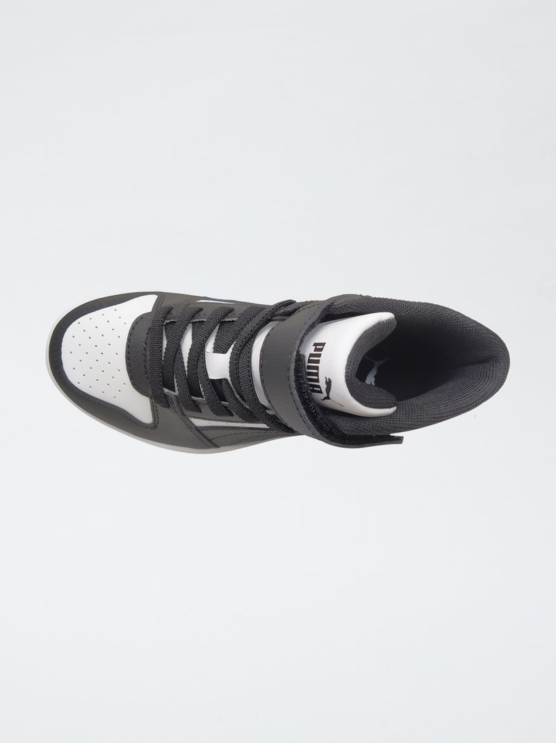 Sapatilhas de cano alto 'PUMA' com velcro e atacadores Branco - Kiabi