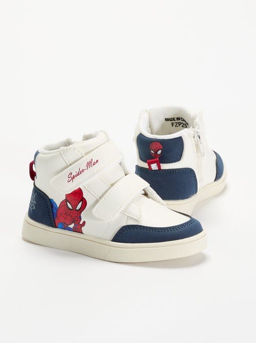 Sapatilhas de cano alto 'Spider-Man' 'Marvel' com fechos de velcro - Kiabi