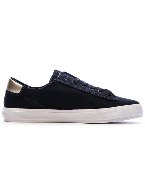 Sapatilhas de Lona com Atacadores Tommy Hilfiger Vulc Marine para Mulher - Kiabi Sapatilhas de Lona com Atacadores Tommy Hilfiger Vulc Marine para Mulher - Kiabi