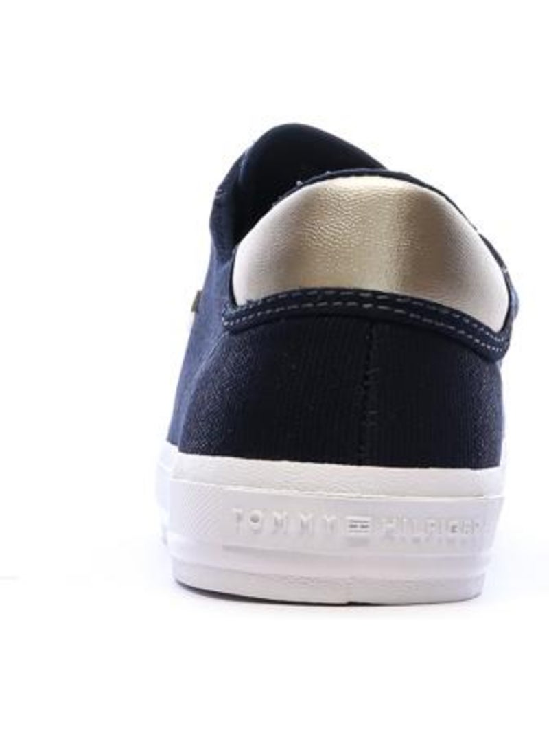 Sapatilhas de Lona com Atacadores Tommy Hilfiger Vulc Marine para Mulher Azul-marinho - Kiabi