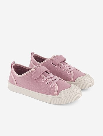 Sapatilhas de lona com estampado de xadrez