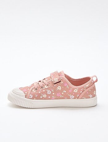 Sapatilhas de lona com estampado de xadrez