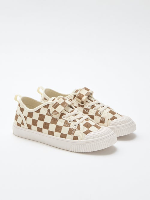 Sapatilhas de lona com fecho de velcro - Kiabi