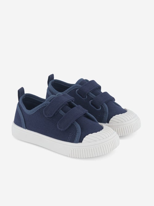 Sapatilhas de lona com velcro - Kiabi Sapatilhas de lona com velcro - Kiabi