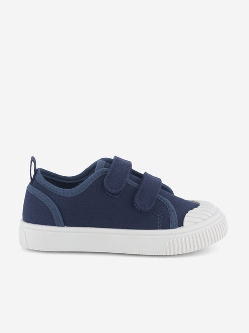 Sapatilhas de lona com velcro - Kiabi Sapatilhas de lona com velcro - Kiabi