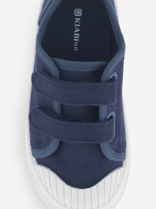 Sapatilhas de lona com velcro - Kiabi Sapatilhas de lona com velcro - Kiabi
