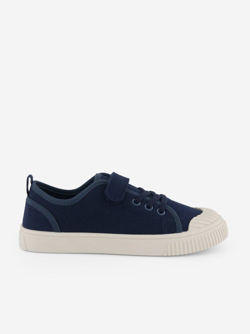 Sapatilhas de lona com velcro - Kiabi
