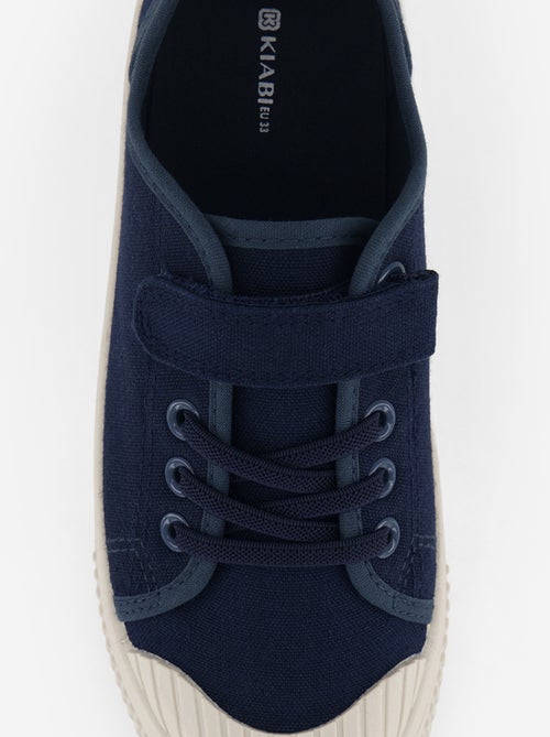 Sapatilhas de lona com velcro - Kiabi