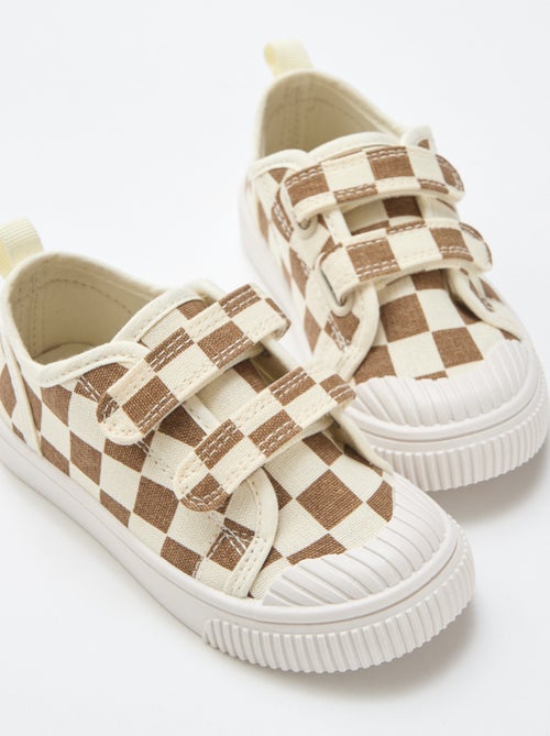 Sapatilhas de lona com velcro - Kiabi