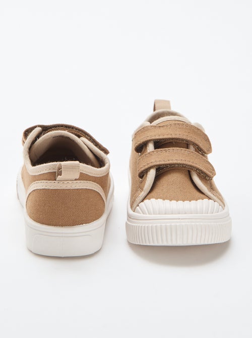 Sapatilhas de lona com velcro - Kiabi