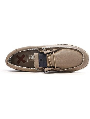 Sapatilhas de Lona Taupe para Homem Xti 142841