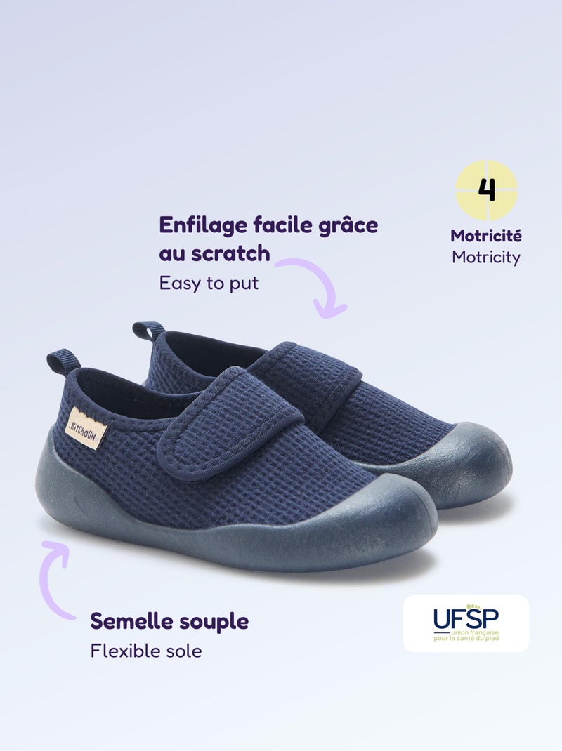 Sapatilhas de motricidade 4 'andar' - Kitchoun Azul - Kiabi