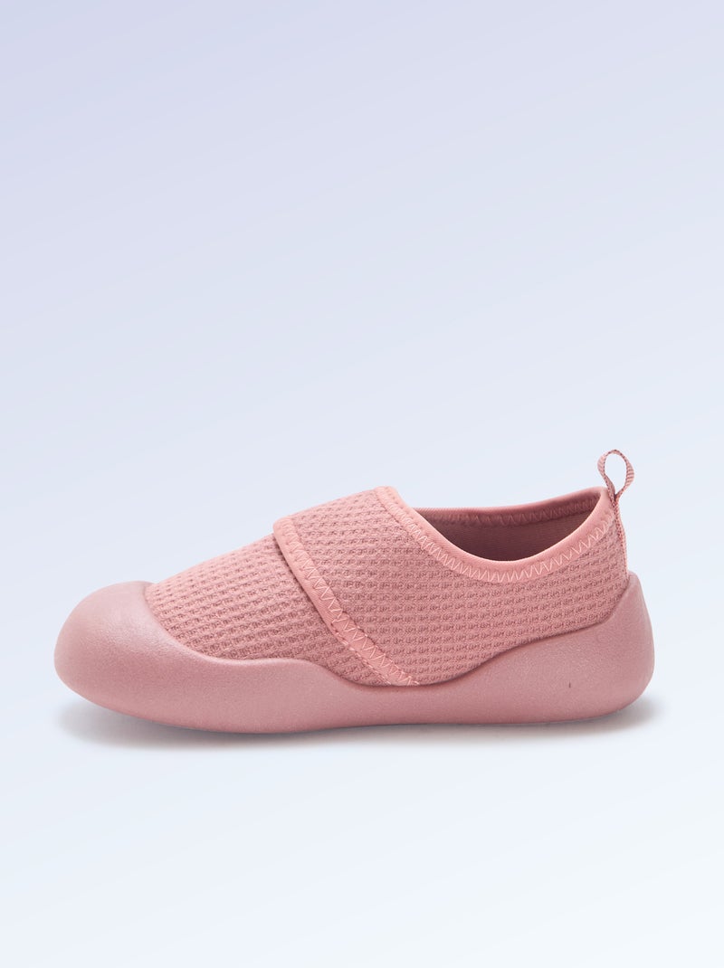 Sapatilhas de motricidade 4 'andar' - Kitchoun Rosa - Kiabi