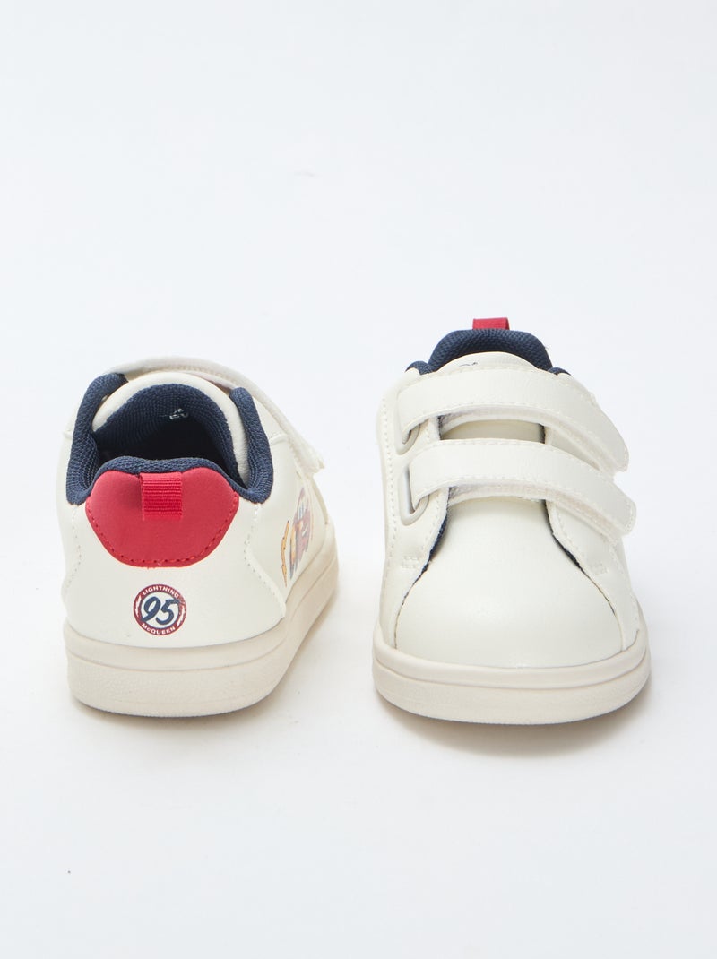 Sapatilhas de velcro 'Cars' 'Disney' Branco - Kiabi