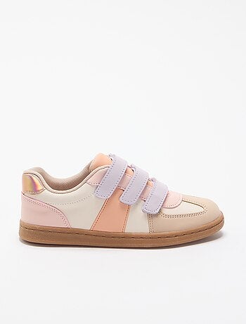 Sapatilhas de velcro multicoloridas