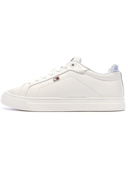 Sapatilhas Desportivas Tommy Hilfiger para Mulher Branco/Azul - Kiabi