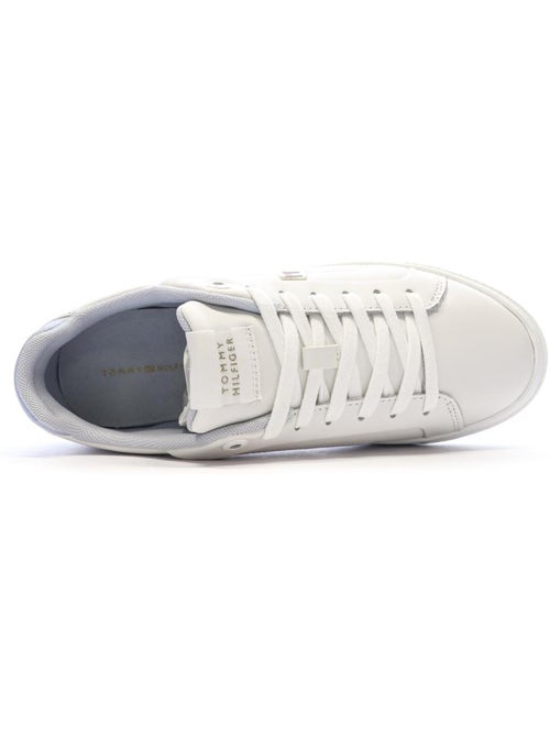 Sapatilhas Desportivas Tommy Hilfiger para Mulher Branco/Azul - Kiabi