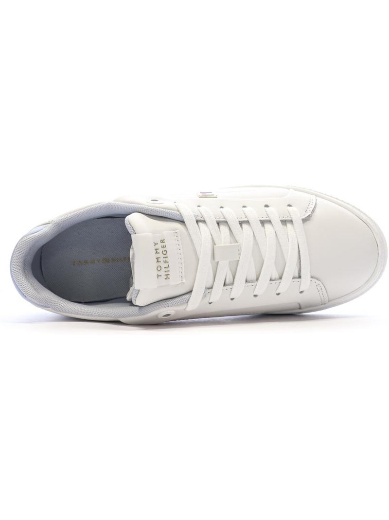 Sapatilhas Desportivas Tommy Hilfiger para Mulher Branco/Azul Branco - Kiabi